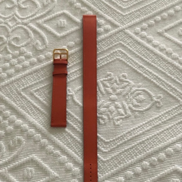 Hermes H Heure orange double tour strap for 25mm. Current retail is $760+ - Picture 4 of 13